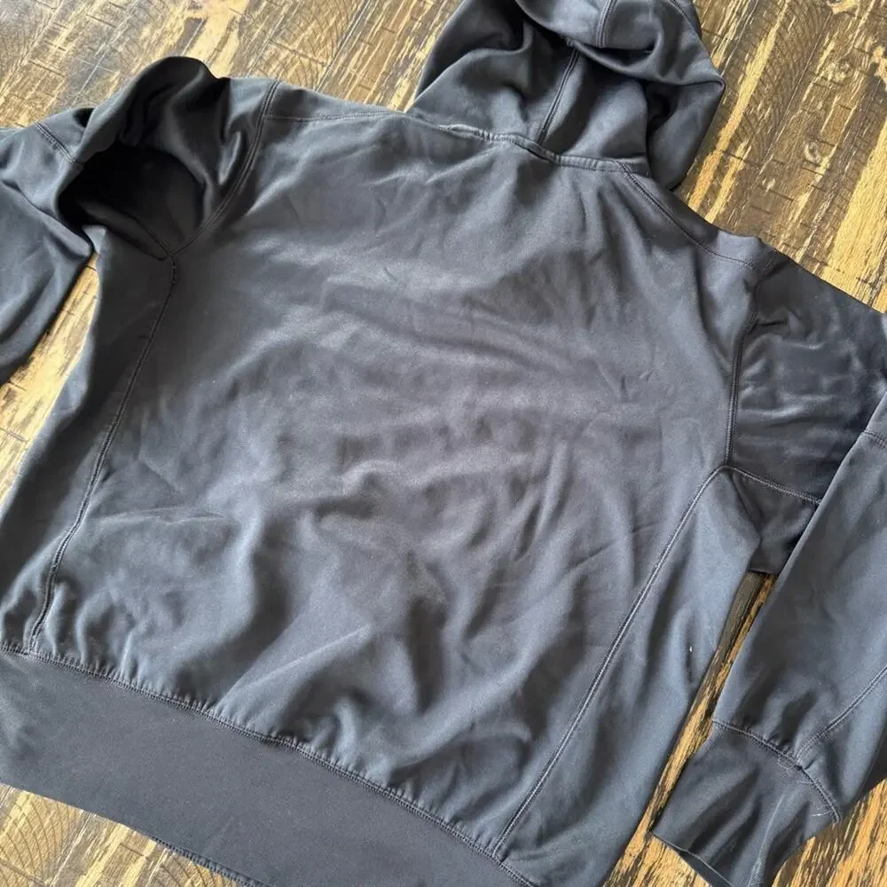 NIKE - FOOTBALL - Black Hoodie with Geometric Design - SMALL - Picture 16 of 16
